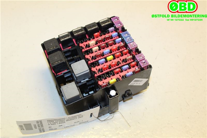 Sikringsboks til Ford Transit Courier 2018-2023 (Type I, Fase 2) (FORD||FT7614A005AHGV)