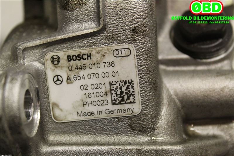 Dieselpumpe til Mercedes E-Klasse 2016-2023 (W213) (W213) (MERCEDES|A 654 070 00 01|A 654 070 43 01|6540700001)