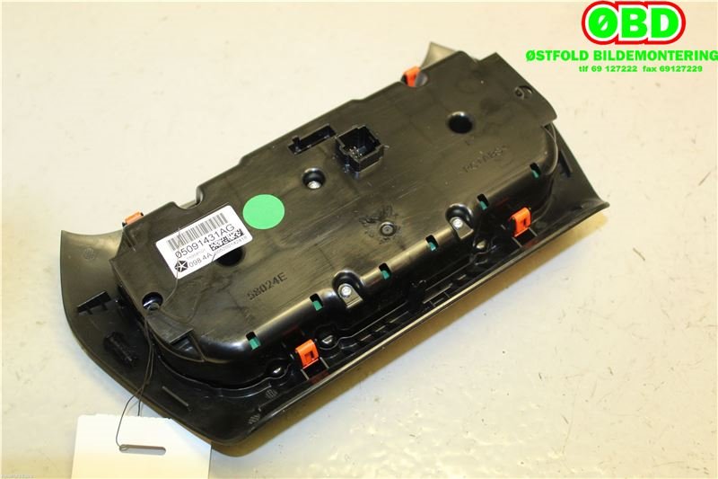 Varmeapparat betjening til Jeep Cherokee 2014-->> (Type V)  (JEEP|5091431AF||05091431AG)