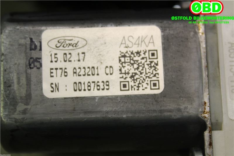 Ruteheis venstre foran til Ford Transit Courier 2014-2018 (Type I, Fase 1)  (FORD|2009281||ET76A23201CD)