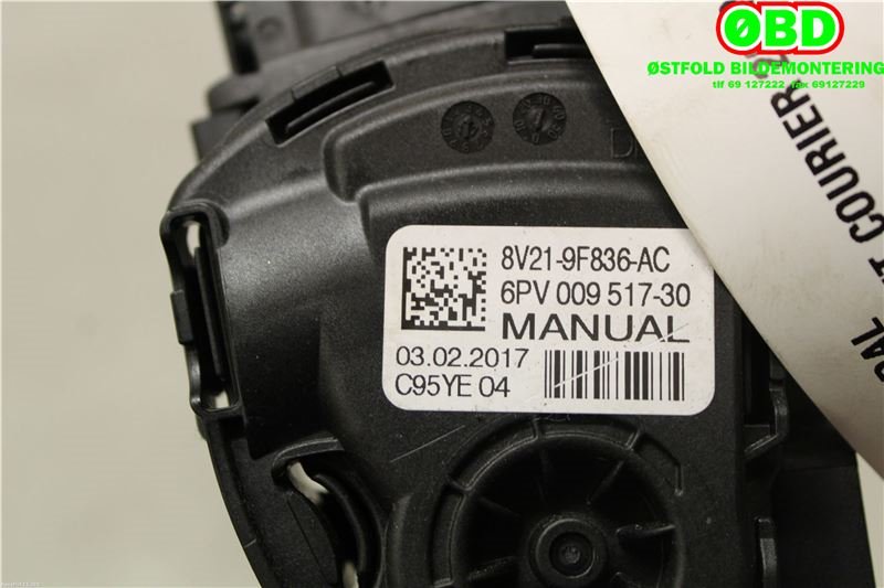 Pedal gass til Ford Transit Courier 2014-2018 (Type I, Fase 1)  (FORD|2120072||8V219F836AC)