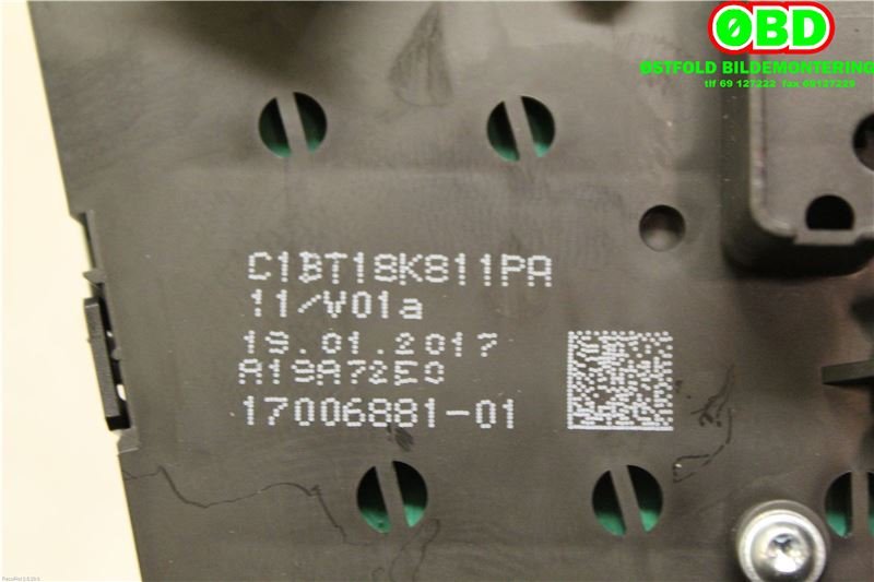Bilstereo diverse til Ford Transit Courier 2014-2018 (Type I, Fase 1)  (FORD|1895834||C1BT18K811PA)