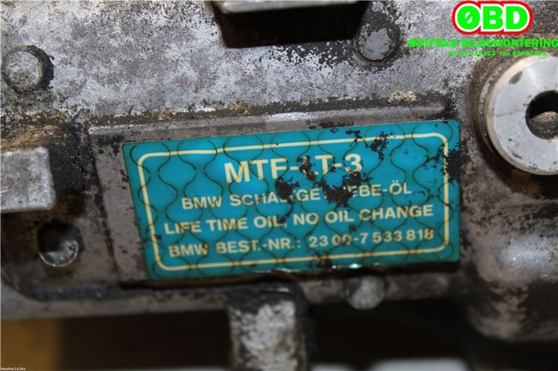 Girkasse manuell 6-trinn til BMW 3-Serie 2005-2011 (E90/E91/E92/E93) (E90/E91/E92/E93) (BMW|23 00 7 626 315|)