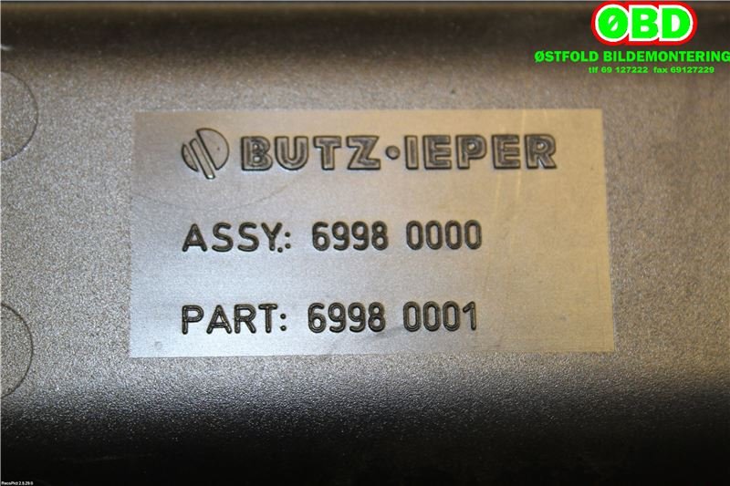 Bagasjerom rollon til Škoda Fabia 2000-2007 (Type I)  (SKODA|6Y9 867 871 C||6Y9867871C)