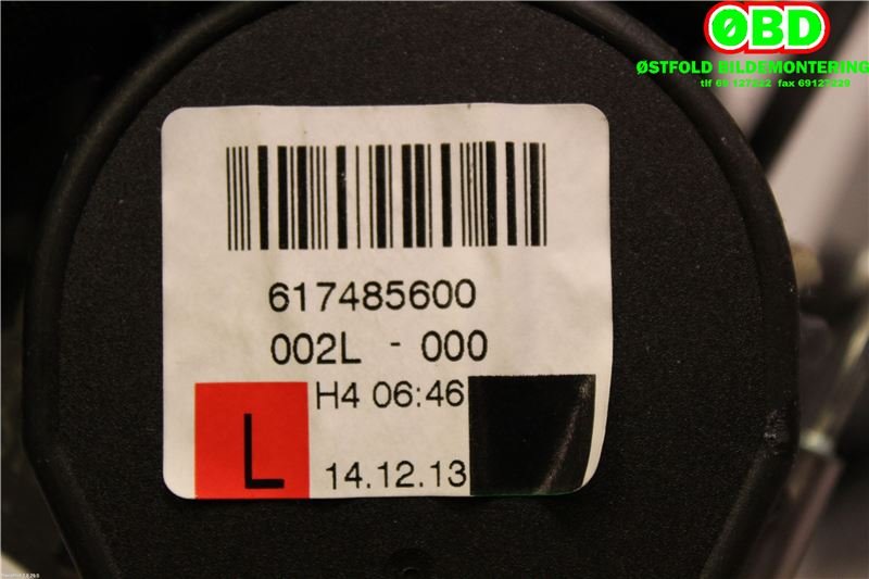 Airbag beltestrammer til Nissan NV200 2010-2019  (NISSAN|868853LD5A|619377900|)