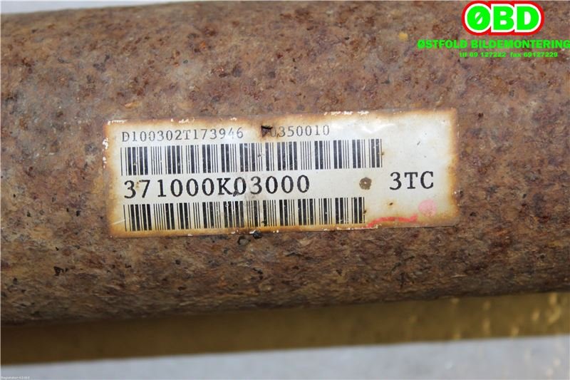 Mellomaksel til Toyota Hilux 2006-2011  (TOYOTA|371000K030|)