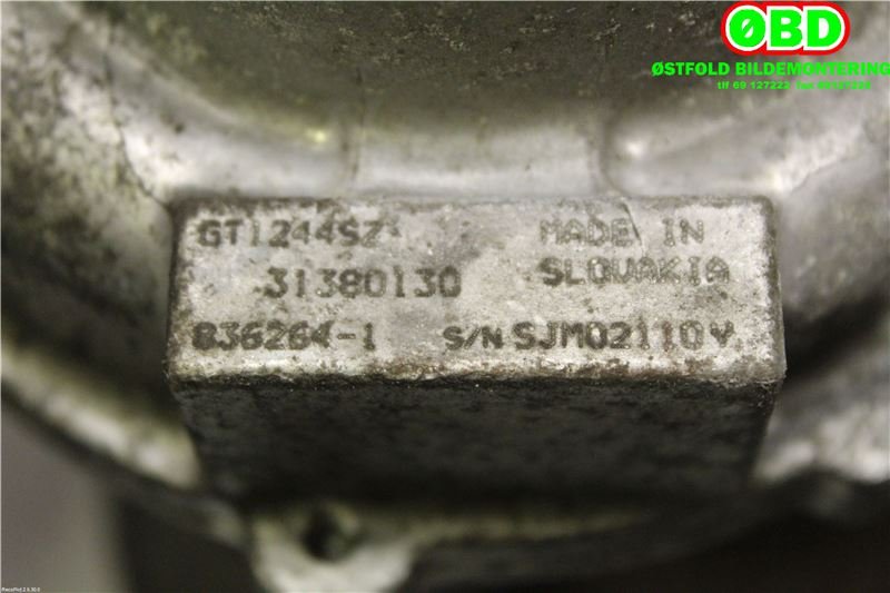 Turbo til Volvo V40 2012-2019  (VOLVO|36010069||31380130)