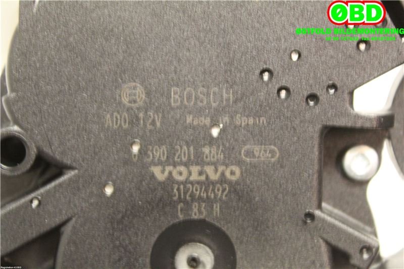 Viskermotor bakrute til Volvo V60 2010-2013 (Type I, Fase 1)  (VOLVO|31294492|0390201884)