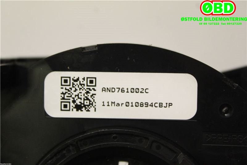 Airbag slepering til Volvo V60 2010-2013 (Type I, Fase 1)  (VOLVO||31343218)