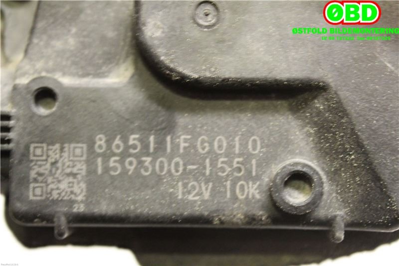 Viskermotor frontrute til Subaru Impreza 2008-2012 (Type III)  (SUBARU||86511FG010)