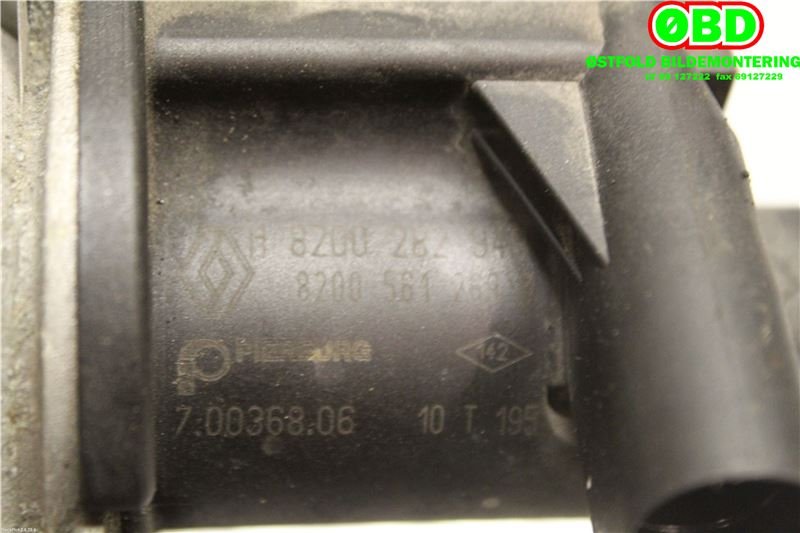 EGR-ventil til Nissan Qashqai 2010-2014 (Type I, Fase 2)