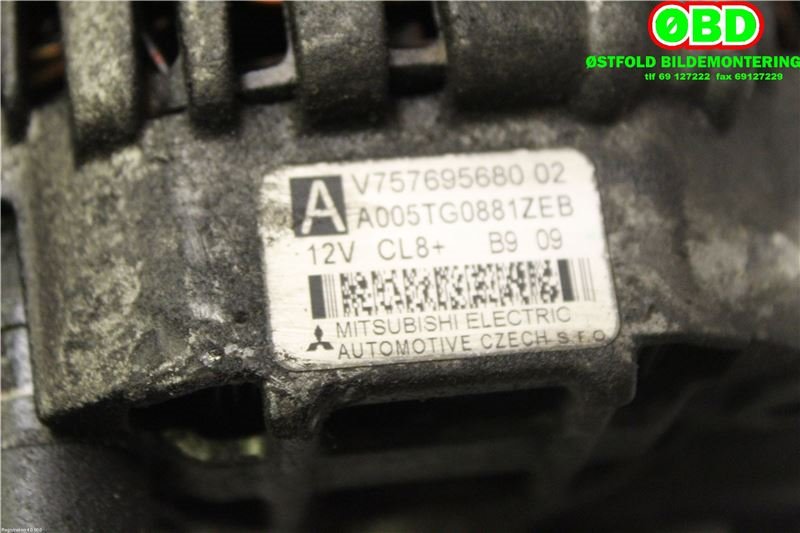 Dynamo til Citroën C3, Picasso 2009-2017  (CITROEN|5705 KQ|A005TG0881ZEB|V757695680)