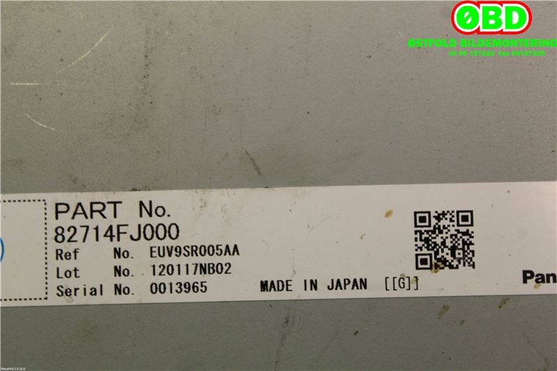 Styreenhet diverse til Subaru XV 2012-2017 (Type I)  (82714FJ000|)