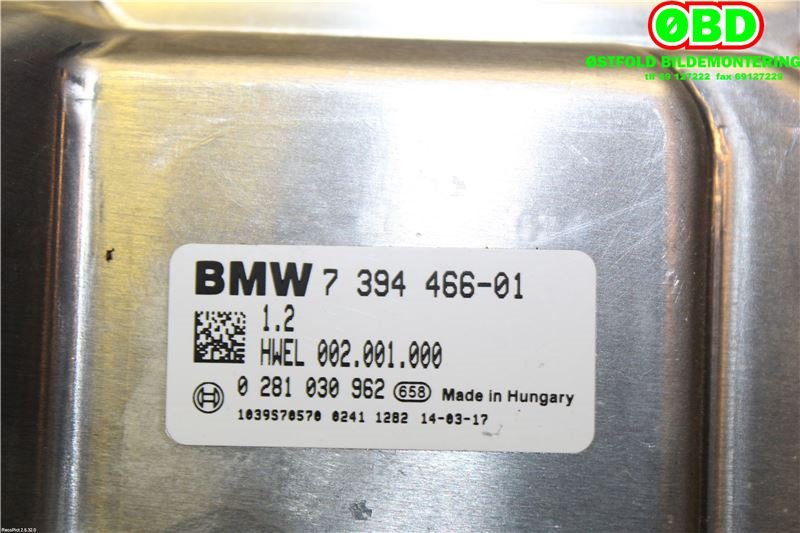 Styreenhet diverse til BMW X5 2013-2018 (F15) (F15) (61 35 7 394 466|)
