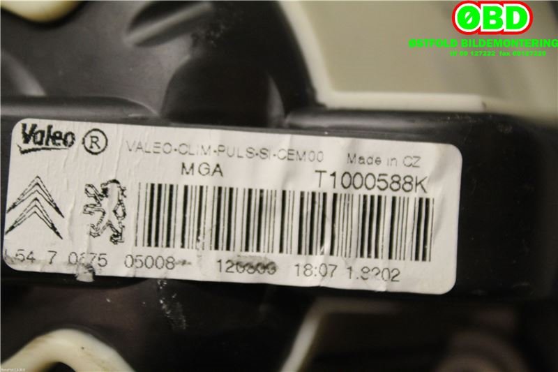 Varmeapparat motor til Citroën C3, Picasso 2009-2017 (CITROEN|6441Z7|)