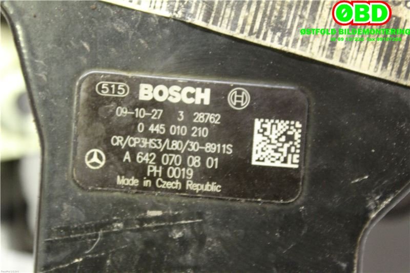 Dieselpumpe til Mercedes E-Klasse 2009-2013 (Fase 1) (W212) (W212) (A 642 070 08 01|A 642 070 12 01|6420700801)