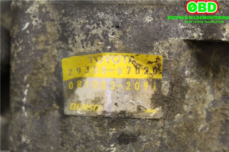 Vakuumpumpe til Toyota Hilux 2006-2011  (TOYOTA|2930067020|0810002091)