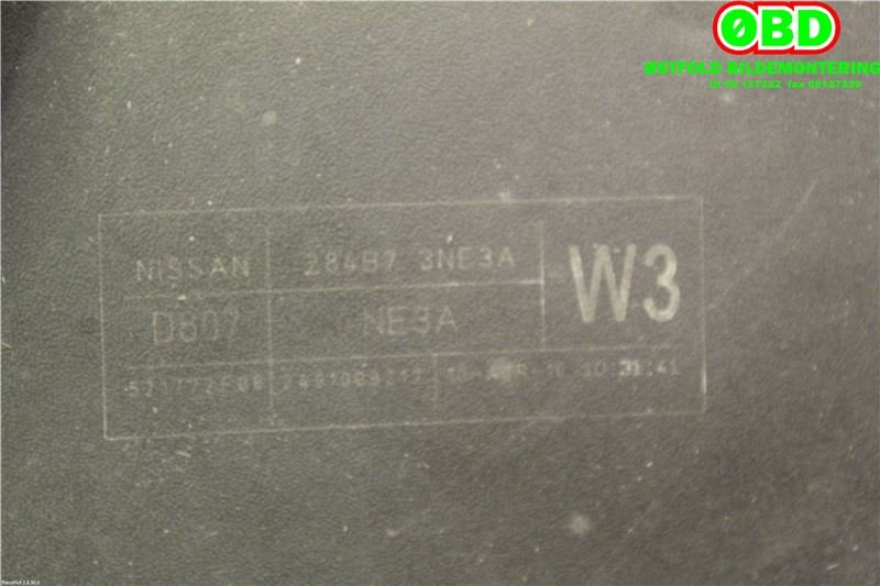 Sikringsboks til Nissan Leaf 2011-2017 (Type I)  (NISSAN|284B73NE3A|)