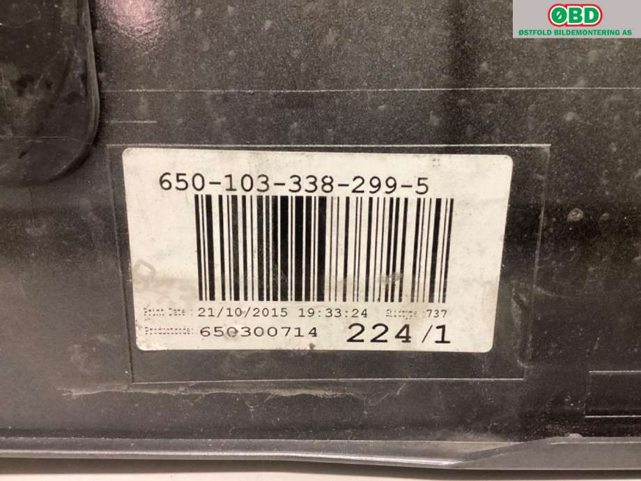 Spoiler bakluke til Volvo V40 2012-2019  (VOLVO|39814120|)