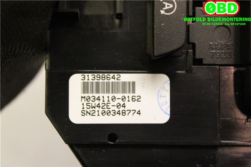 Varmeapparat betjening til Volvo V40 2012-2019  (VOLVO|31398642|)