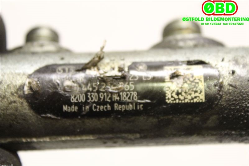 Dyseskinne (fuelrail) til Renault Espace 2003-2009 (Type IV) (RENAULT|8200330912|8200600206)