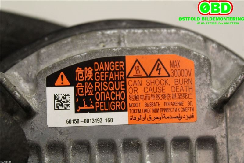 Styreenhet xenon/ballast til Mazda 6 2010-2013 (Type II, Fase 2)  