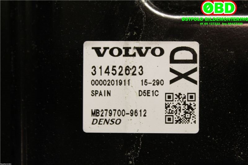Styreenhet motor til Volvo V40 2012-2019  (VOLVO|36011421||31452623)