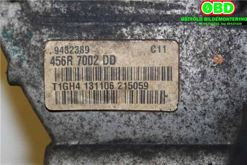 Girkasse manuell til Volvo V70 2005-2007 (Type II, Fase 2)  (VOLVO|8252132||9482389)