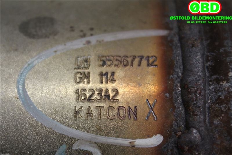 Katalysator til Opel Mokka 2012-2016 (Type I, Fase 1)  (OPEL|55567712|850198|)