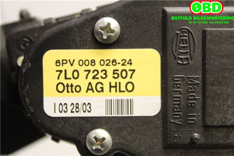 Pedal gass til Porsche Cayenne 2002-2006 (Fase 1) (9PA) (9PA) (Porsche|955 423 023 00|955 423 023 40|7L0723507)