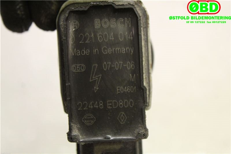 Coil elektronisk til Nissan X-Trail 2007-2014 (T31) (T31) (NISSAN|22448ED80A|0221604014|)