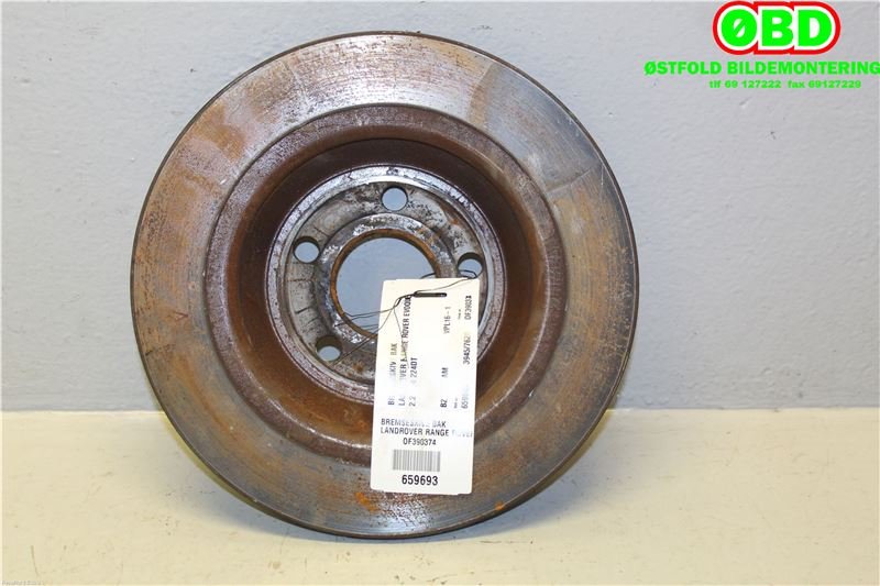 Bremseskive bak til Land Rover Range Rover, Evoque 2011-2019 (Type I)  (LAND-ROVER|LR027123|)