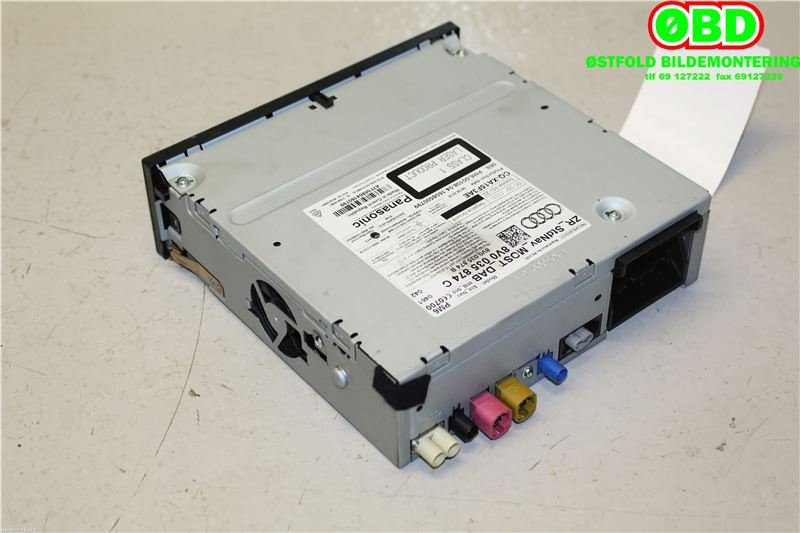 Bilstereo navigasjon til Audi A3 2016-2020 (Type III, Fase 2) (AUDI|8V0 035 874 C||8V0035874C)