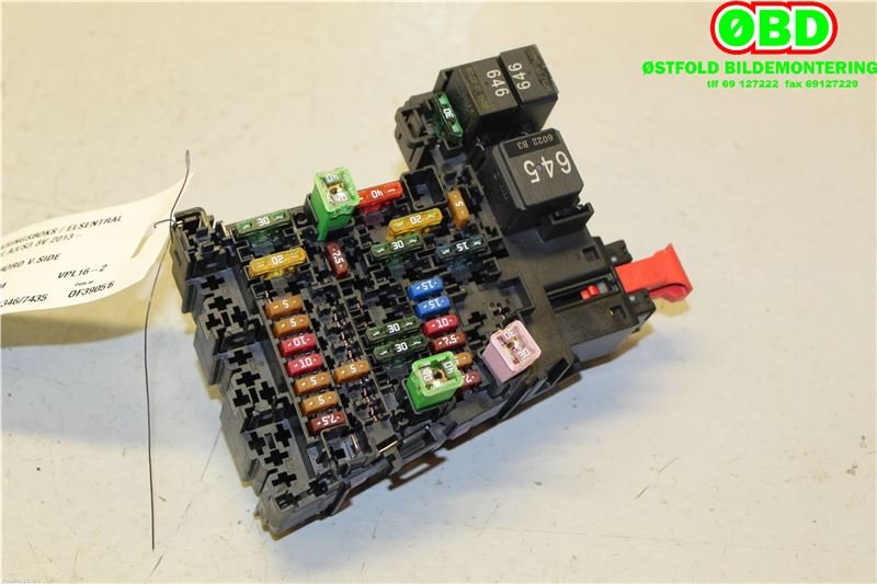 Sikringsboks til Audi A3 2016-2020 (Type III, Fase 2) (AUDI|5Q0 937 615 C||5Q0937615C)