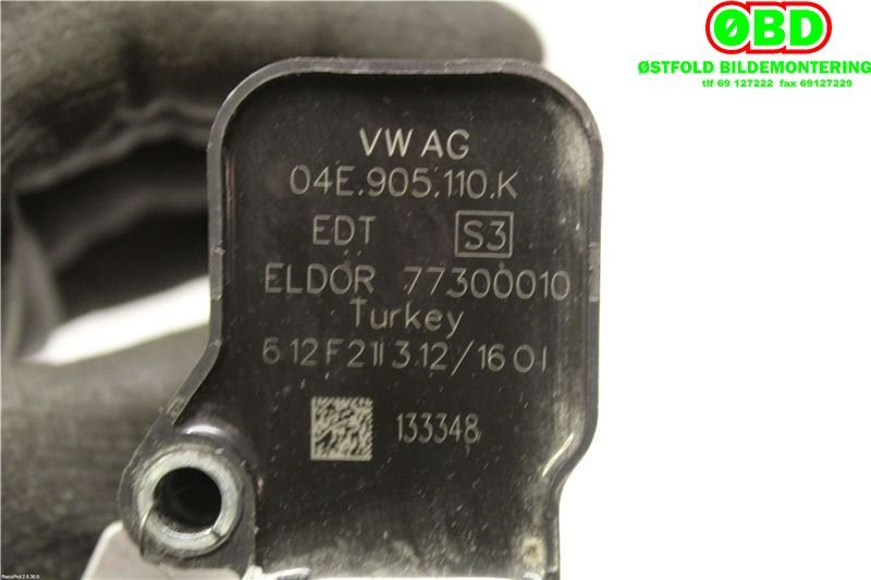 Coil elektronisk til Audi A3 2016-2020 (Type III, Fase 2)  (AUDI|04E 905 110 K|04E 905 110 P|04E905110K)