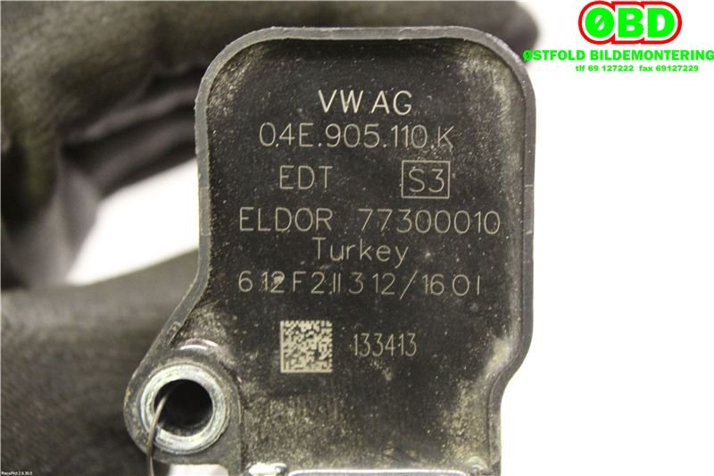 Coil elektronisk til Audi A3 2016-2020 (Type III, Fase 2)  (AUDI|04E 905 110 K|04E 905 110 P|04E905110K)