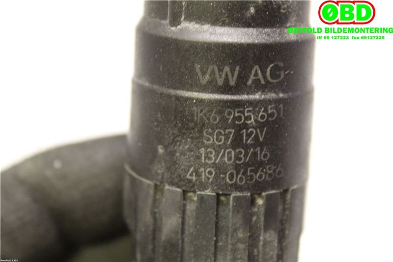 Spylerpumpe foran til Audi A3 2016-2020 (Type III, Fase 2)  (AUDI|1K6 955 651||1K6955651)