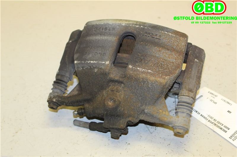 Bremsecaliper venstre foran til Audi A3 2016-2020 (Type III, Fase 2)  (AUDI|8V0 615 123|)