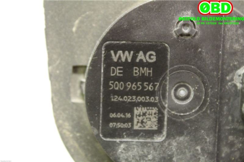 Sirkulasjonspumpe til Audi A3 2016-2020 (Type III, Fase 2)  (AUDI|5G0 965 567 A||5Q0965567)