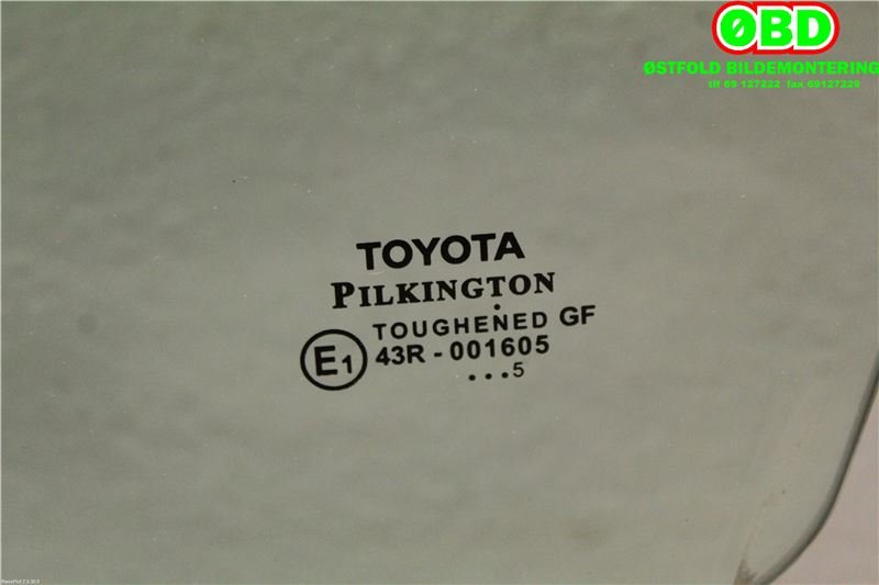 Siderute venstre foran til Toyota Avensis 2015-2019 (Type III, Fase 2)  (TOYOTA|6810205050|)