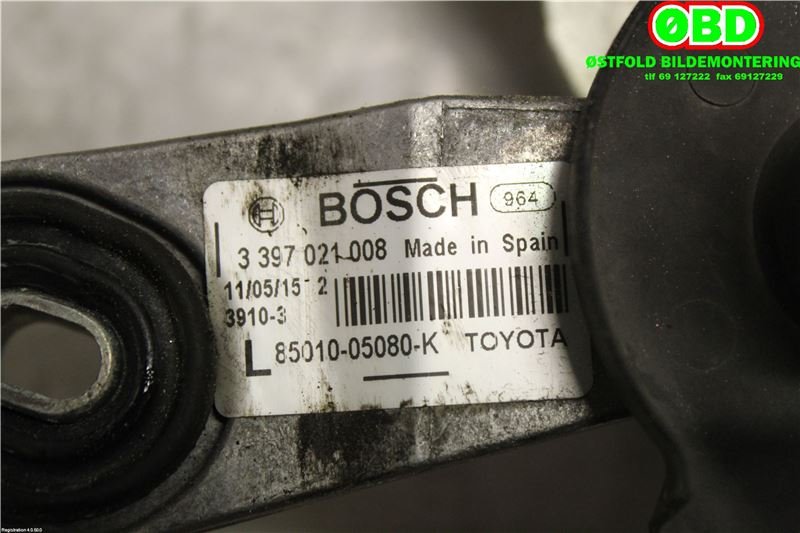 Viskeroverføring til Toyota Avensis 2015-2019 (Type III, Fase 2)  (TOYOTA||3397021008|8501005080)