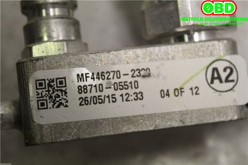 Aircondition rør til Toyota Avensis 2015-2019 (Type III, Fase 2) (TOYOTA|8871005510|)