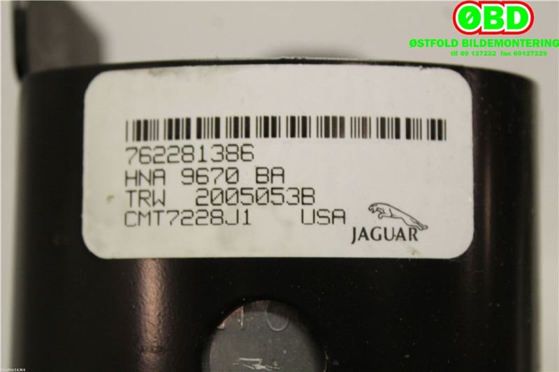Airbag passasjer til Jaguar XK8/XKR 1996-2005  (JAGUAR|HNA9670BA|)