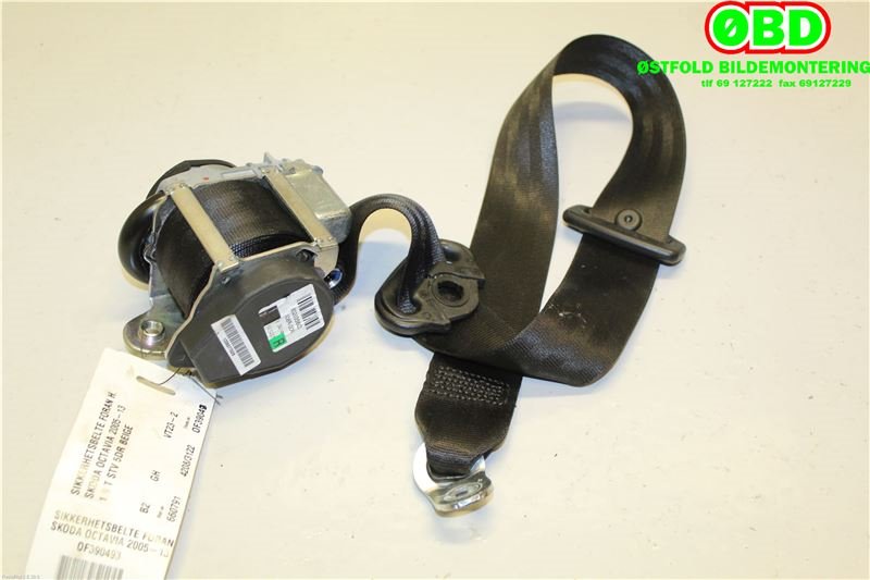 Airbag beltestrammer til Škoda Octavia 2005-2008 (Type II, Fase 1) (SKODA|1Z0 857 702 B||1Z0857702B)