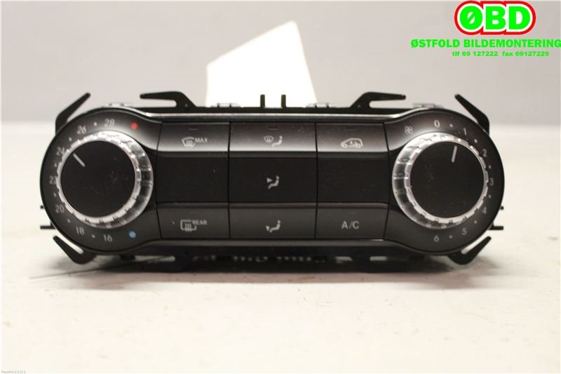 Varmeapparat betjening til Mercedes B-Klasse 2011-2018 (W246) (W246) (MERCEDES|A 246 900 17 08|A 246 900 36 16|)
