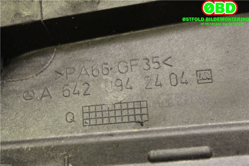 Luftfilterboks til Mercedes E-Klasse 2009-2013 (Fase 1) (W212) (W212) (MERCEDES|A 642 090 36 01|A 642 090 44 01|6420903601)