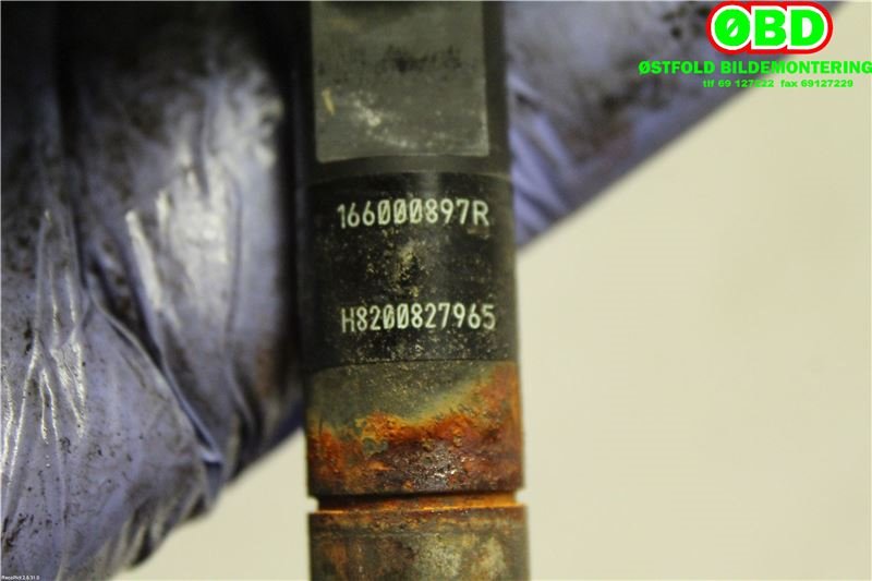Dyse innsprøyting diesel til Renault Megane 2009-2016 Type III (RENAULT|166000897R|8200827965)