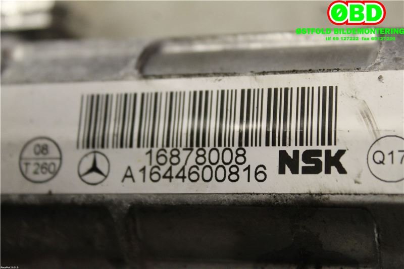 Rattaksel elektrisk servo til Mercedes GL 2006-2012 (X164) (X164) (MERCEDES|A 164 460 08 16||1644600816)