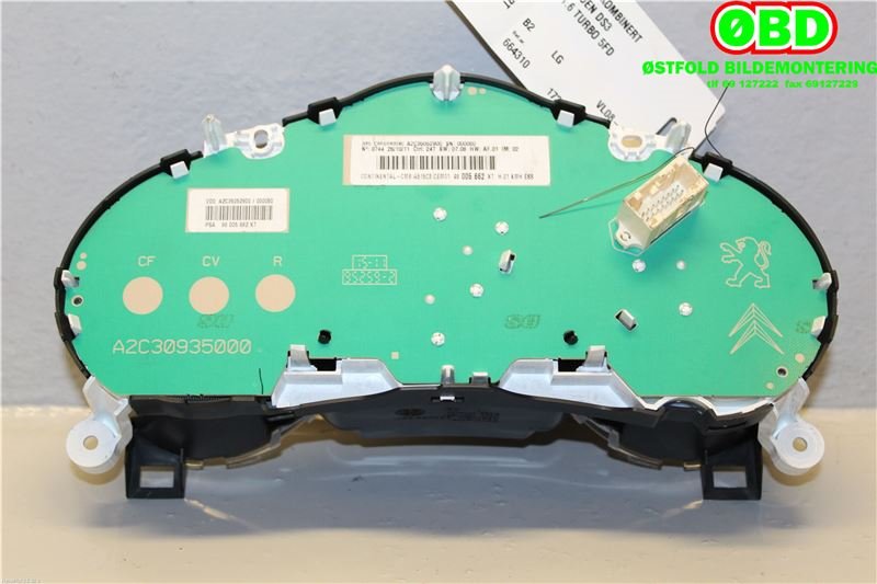 Instrumentpanel til Citroën DS3 2010-2019  (CITROEN|98005662XT|98041227XT)