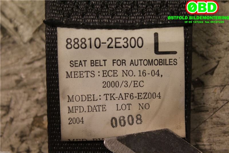 Airbag beltestrammer til Hyundai Tucson 2003-2009 (HYUNDAI|888102E300LM||888102E300)
